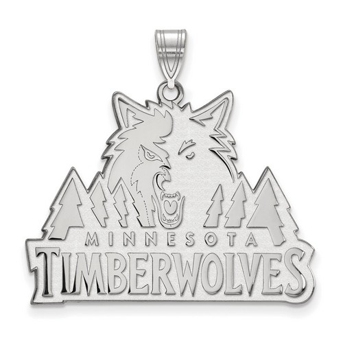 Minnesota Timberwolves XL Pendant in Sterling Silver 4.73 gr
