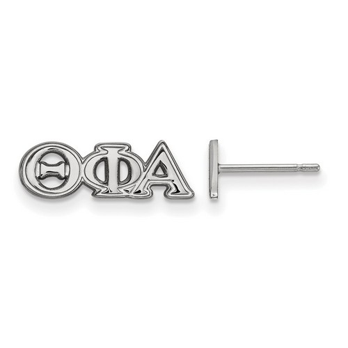 Theta Phi Alpha Sorority XS Post Earrings in Sterling Silver 1.03 gr