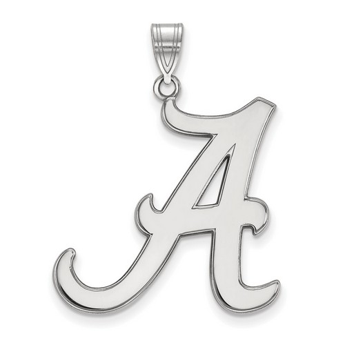 University of Alabama Crimson Tide XL Pendant in Sterling Silver 2.53 gr