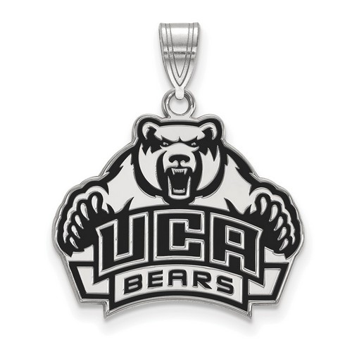 University of Central Arkansas Bears Large Pendant in Sterling Silver 3.39 gr