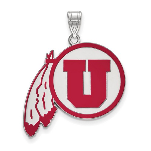 University of Utah Utes XL Pendant in Sterling Silver 4.54 gr