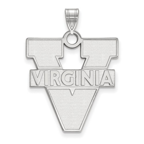 University of Virginia Cavaliers XL Pendant in Sterling Silver 3.85 gr