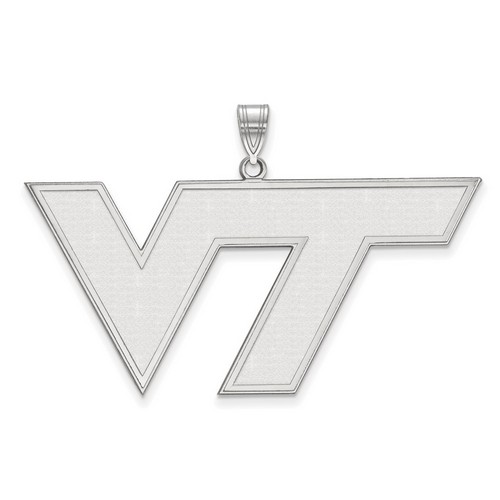 Virginia Tech Hokies XL Pendant in Sterling Silver 6.14 gr