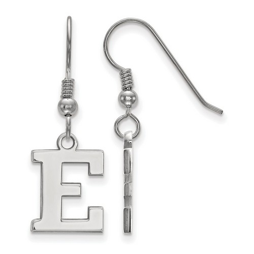 Eastern Michigan University Eagles Small Sterling Silver Dangle Earrings 1.73 gr