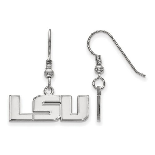 Louisiana State University LSU Tigers Sterling Silver Dangle Earrings 2.99 gr