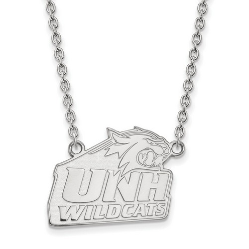 University of New Hampshire Wildcats Sterling Silver Pendant Necklace 7.03 gr