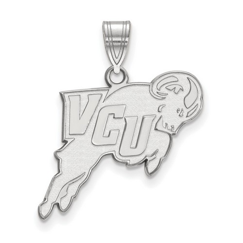 Virginia Commonwealth University Rams Large Pendant in Sterling Silver 2.23 gr
