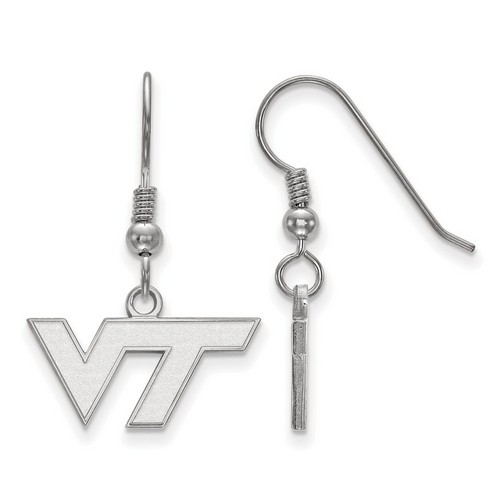 Virginia Tech Hokies XS Dangle Earrings in Sterling Silver 1.79 gr