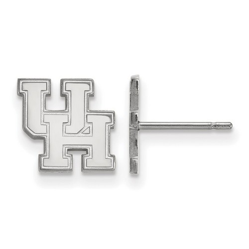 University of Houston Cougars XS Post Earrings in Sterling Silver 1.45 gr