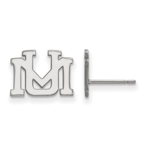 University of Montana Grizzlies XS Post Earrings in Sterling Silver 1.44 gr