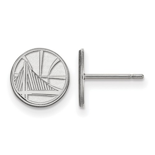 Golden State Warriors XS Post Earrings in Sterling Silver 0.89 gr