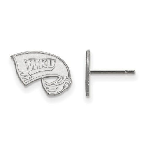 Western Kentucky University Hilltoppers XS Post Earrings in Sterling Silver