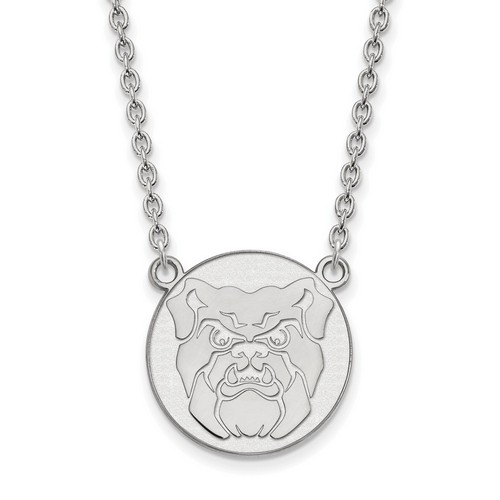 Butler University Bulldogs Large Pendant Necklace in Sterling Silver 6.27 gr
