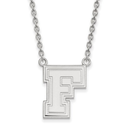 Fordham University Rams Large Pendant Necklace in Sterling Silver 5.81 gr