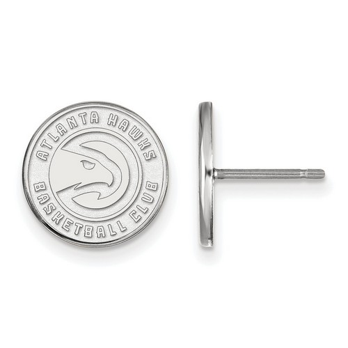 Atlanta Hawks Small Post Earrings in Sterling Silver 1.96 gr