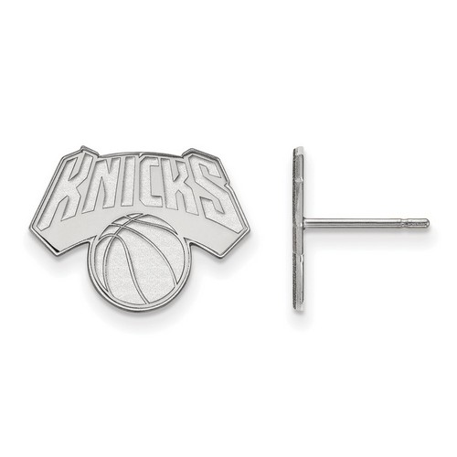 New York Knicks Small Post Earrings in Sterling Silver 1.68 gr