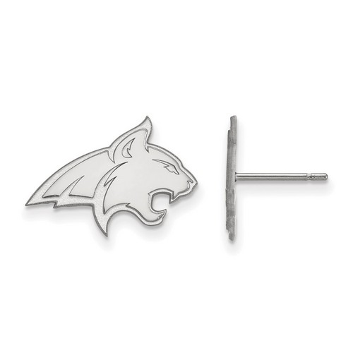 Montana State University Bobcats Small Post Earrings in Sterling Silver 1.56 gr