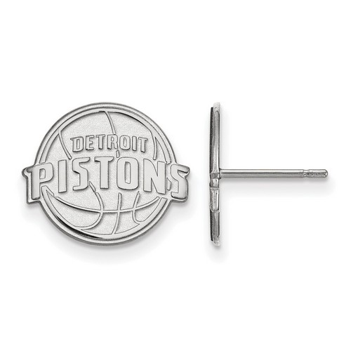 Detroit Pistons Small Post Earrings in Sterling Silver 2.05 gr