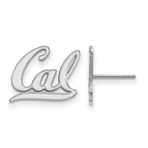 UC Berkeley California Golden Bears Small Sterling Silver Post Earrings 1.38 gr