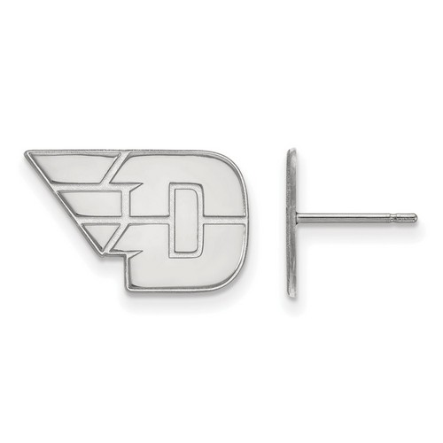 University of Dayton Flyers Small Post Earrings in Sterling Silver 2.46 gr
