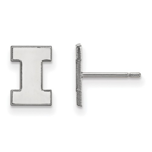 University of Illinois Fighting Illini XS Sterling Silver Post Earrings 1.01 gr
