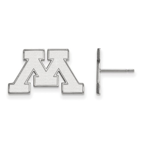 University of Minnesota Golden Gophers Sterling Silver Post Earrings 2.21 gr