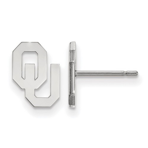 University of Oklahoma Sooners  XS Post Earrings in Sterling Silver 0.83 gr