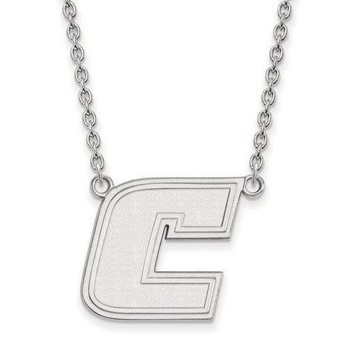 UT Chattanooga Mocs Large Pendant Necklace in Sterling Silver 6.32 gr