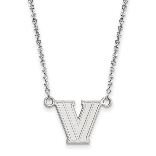 Villanova University Wildcats Small Pendant Necklace in Sterling Silver 4.65 gr