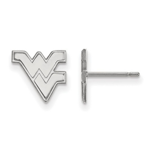 West Virginia University Mountaineers XS Post Earrings in Sterling Silver