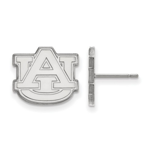 Auburn University Tigers Small Post Earrings in Sterling Silver 2.39 gr