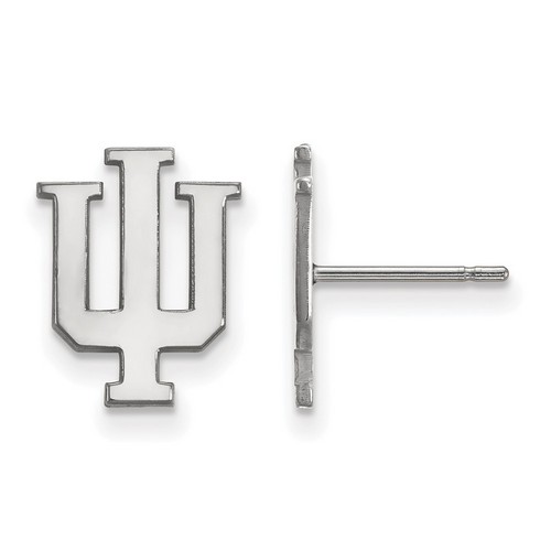 Indiana University Hoosiers Small Post Earrings in Sterling Silver 1.22 gr