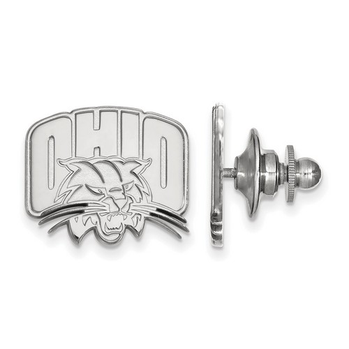 Ohio University Bobcats Lapel Pin in Sterling Silver 3.98 gr
