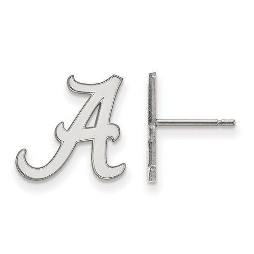 University of Alabama Crimson Tide Small Sterling Silver Post Earrings 1.11 gr