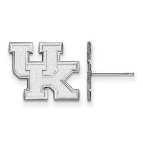 University of Kentucky Wildcats Small Post Earrings in Sterling Silver 2.21 gr