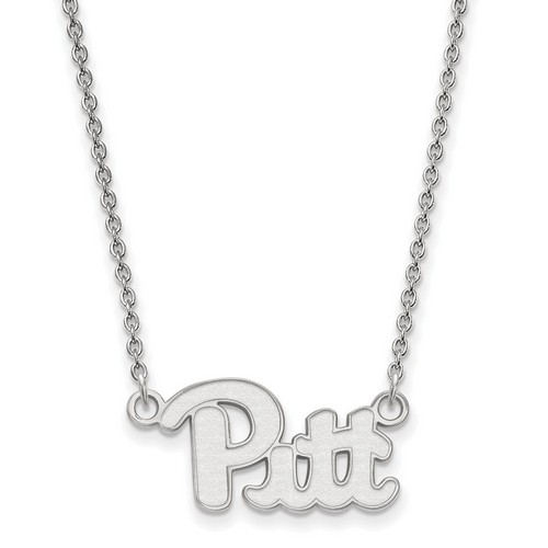 University of Pittsburgh Pitt Panthers Sterling Silver Pendant Necklace 3.28 gr