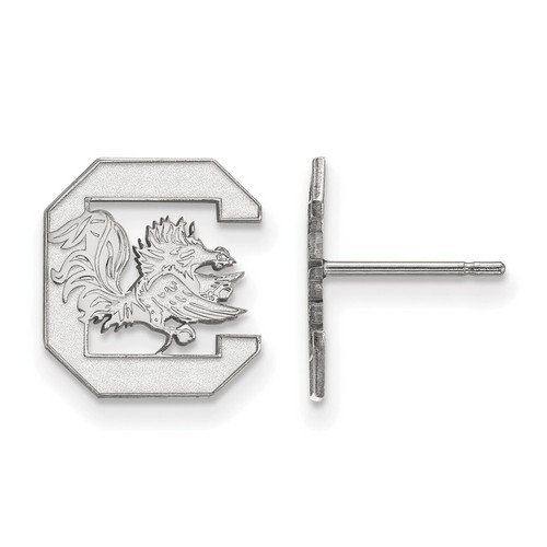 University of South Carolina Gamecocks Small Post Earrings in Sterling Silver