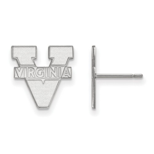 University of Virginia Cavaliers Small Post Earrings in Sterling Silver 1.37 gr