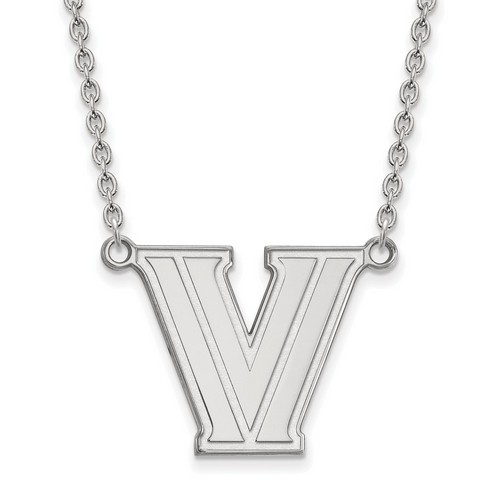 Villanova University Wildcats Large Pendant Necklace in Sterling Silver 5.90 gr