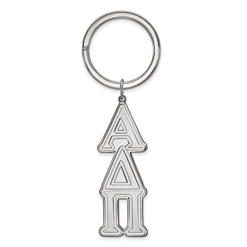 Alpha Delta Pi Sorority Key Chain in Sterling Silver 11.64 gr