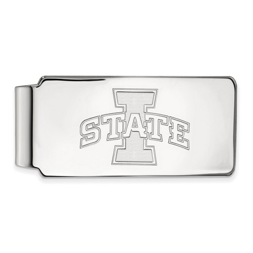 Iowa State University Cyclones Money Clip in Sterling Silver 16.88 gr