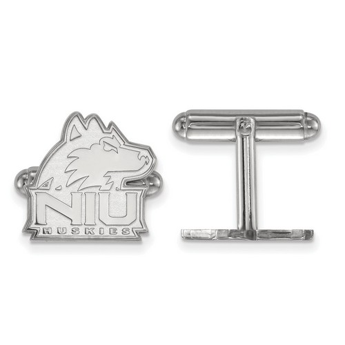 Northern Illinois University Huskies Cuff Link in Sterling Silver 6.65 gr