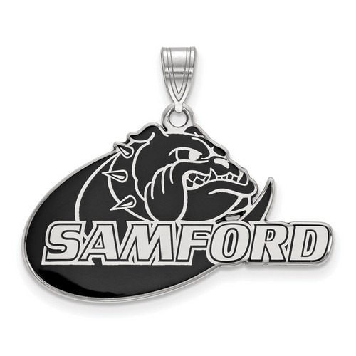 Samford University Bulldogs Large Pendant in Sterling Silver 4.12 gr