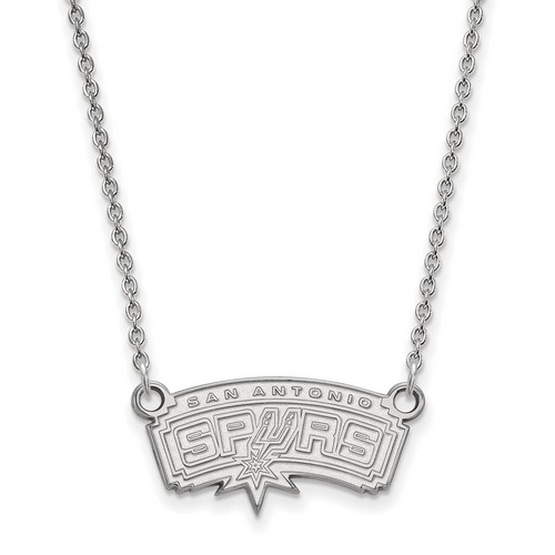 San Antonio Spurs Small Pendant Necklace in Sterling Silver 3.72 gr
