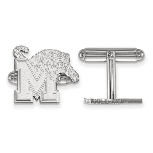 University of Memphis Tigers Cuff Link in Sterling Silver 6.81 gr