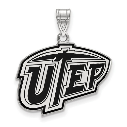 University Texas El Paso UTEP Miners Large Pen in Sterling Silver 3.42 gr