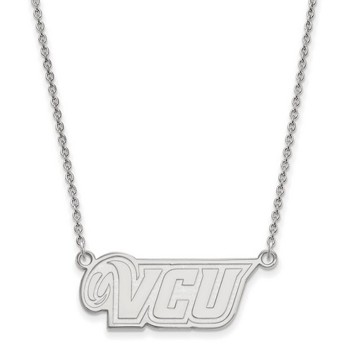 Virginia Commonwealth University Rams Small Sterling Silver Pendant Necklace
