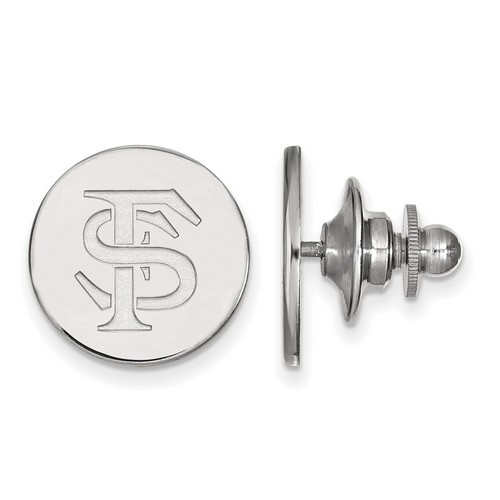 Florida State University Seminoles Lapel Pin in Sterling Silver 3.76 gr