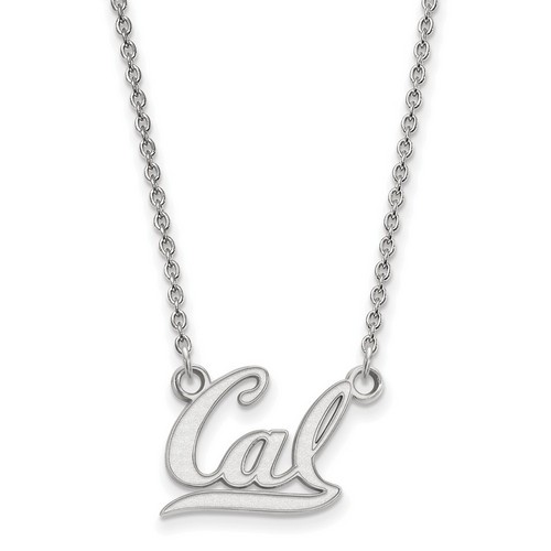 UC Berkeley California Golden Bears Sterling Silver Pendant Necklace 2.75 gr