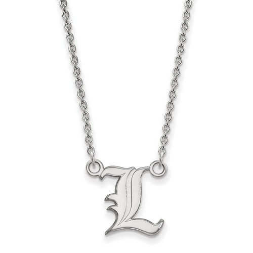 University of Louisville Cardinals Sterling Silver Pendant Necklace 2.66 gr